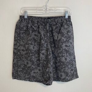 Patagonia Men's Baggies Longs Swim Trunks Grey Pattern Size Medium